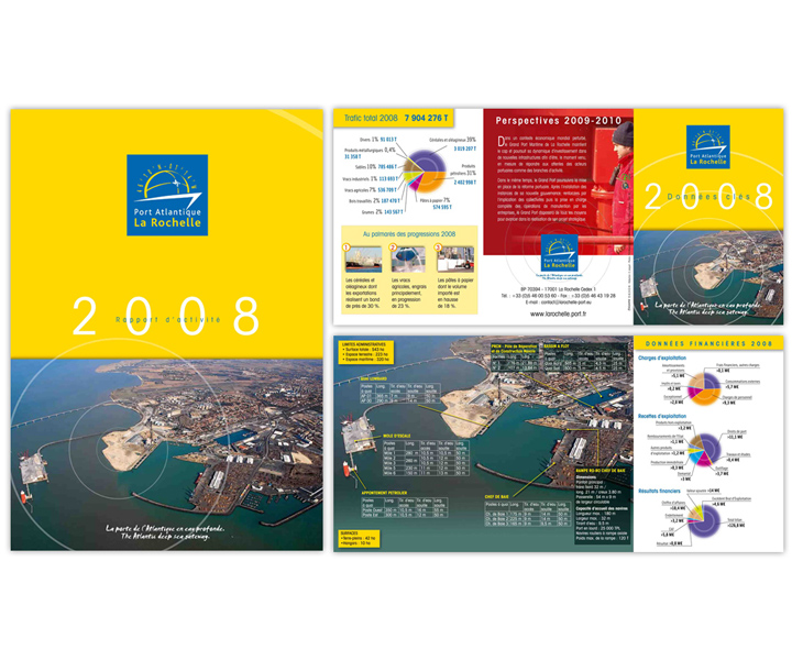 Port atlantique La Rochelle rapport d'activité 2008