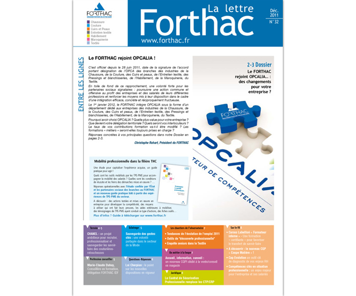 OPCA FORTHAC lettre